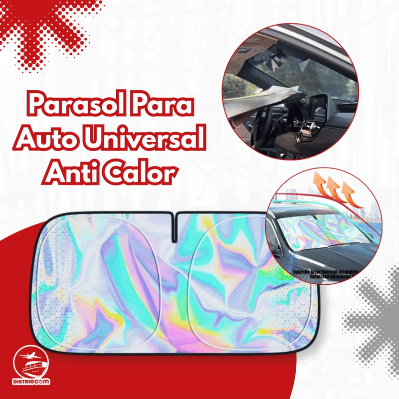 PARASOL PARA AUTO UNIVERSAL ANTI CALOR